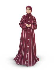 Crinkle Lining Abaya